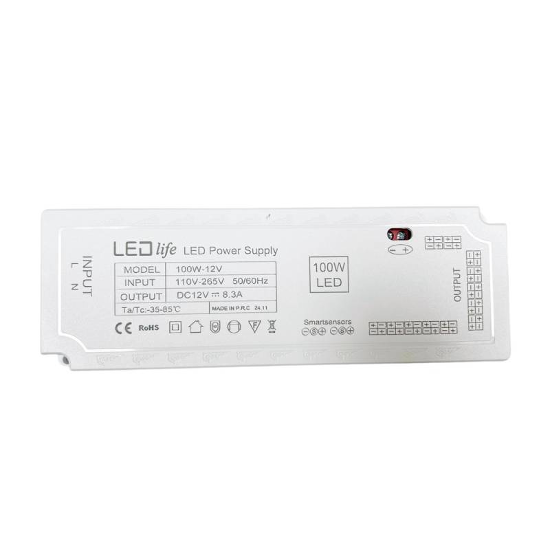 Ledlife Møbelspot Strømforsyning 100w - Til Sono, Cabi Og Reco Møbelspot, Maks. 12 Spot