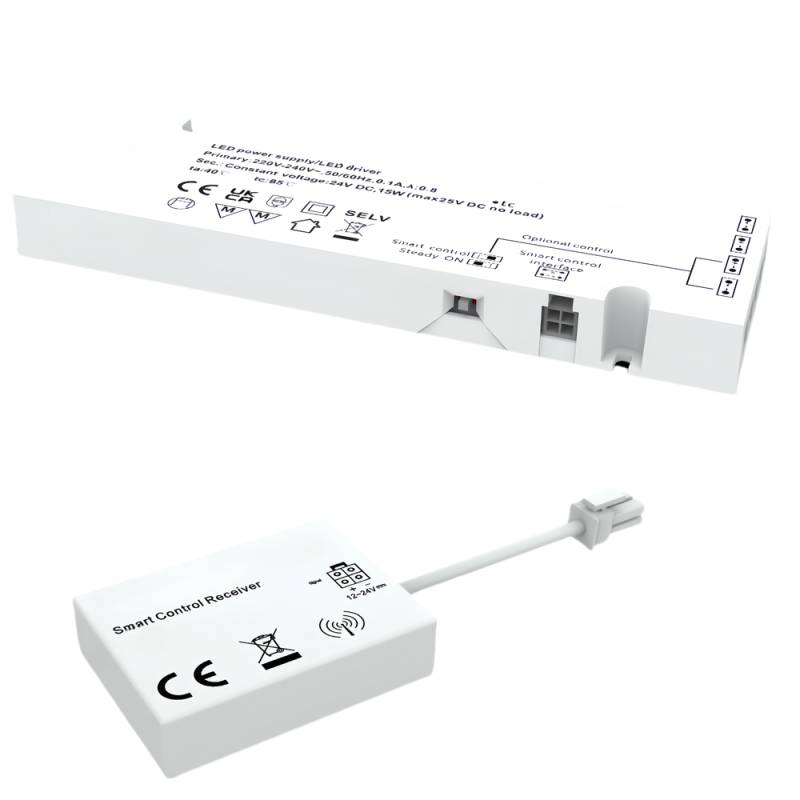 Ledlife Møbelspot Dæmpbar Strømforsyning 60w - Til Sono Og Reco Møbelspot, Rf, Maks. 6 Spot, Inkl. Fjernbetjening