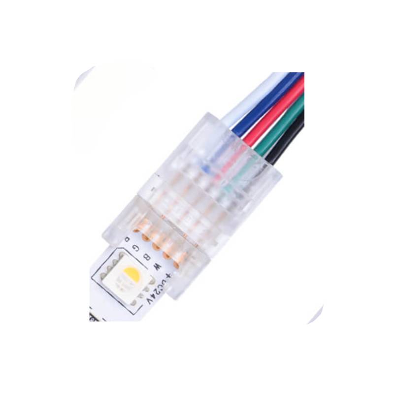 Led Strip Samler Til Løse Ledninger - 10mm, Rgbw, Ip20, 5v-24v
