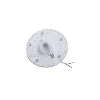 9w Led Indsats Med Linser, Flicker Free - ø12,5 Cm, Erstat G24, Cirkelrør Og Kompaktrør - Dæmpbar : Ikke Dæmpbar, Kulør : Varm - Ledlife