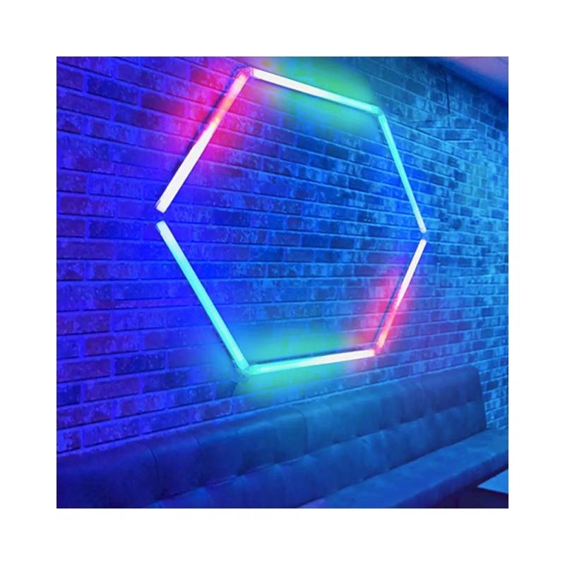 Hexagon Rgbic 1 Felt Komplet Sæt - 20w. Inklusiv Bluetooth Controller Og Strømforsyning - Kulør : Rgbic - Ledlife