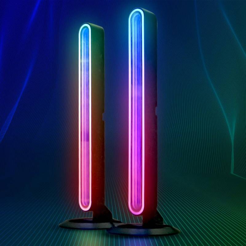 2 Stk. Rgbic Infinite Ambient Light Bar - 28cm, Bluetooth, 5w