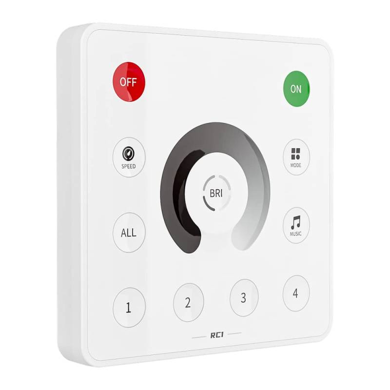 Vægmonteret Fjernbetjening Til Spi Løbelys Controller - 2,4ghz