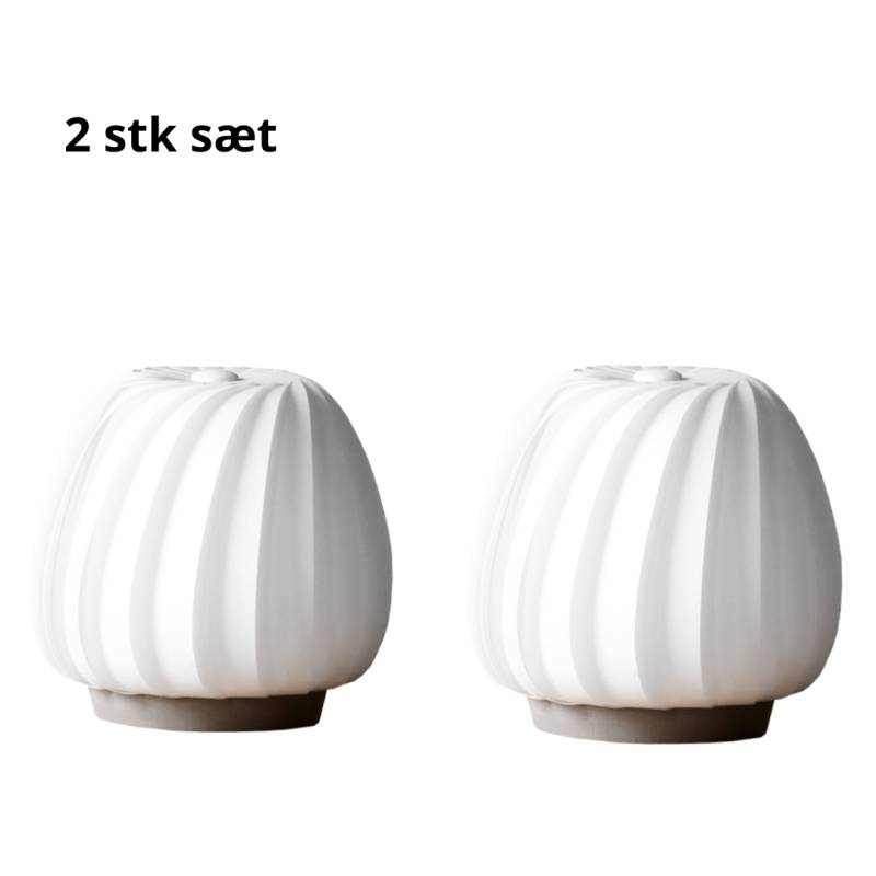 St906 Xs Bordlampe 2-Pack - Hvid Coated Papir ø13 - Tom Rossau