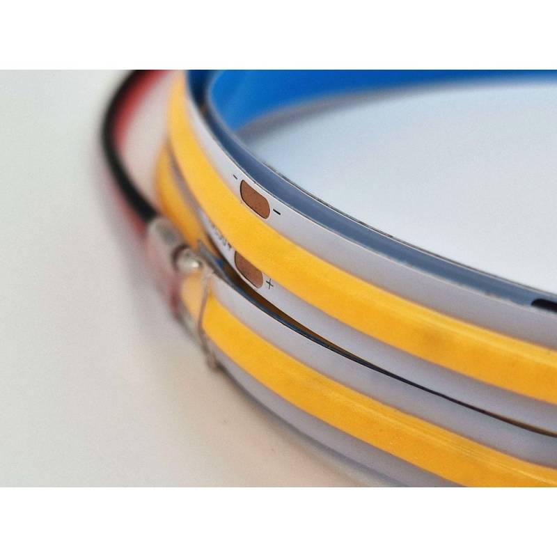 9w Cob-Led Strip Til 120cm Profil - 115cm, Ip20, 480 Led Pr. Meter, 24v, Ra91 - Kulør : Varm - Ledlife