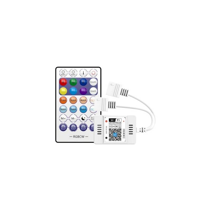 Smart Home Rgbw Controller - Virker Med Google Home, Alexa Og Smartphones, 12v (144w), 24v (288w)