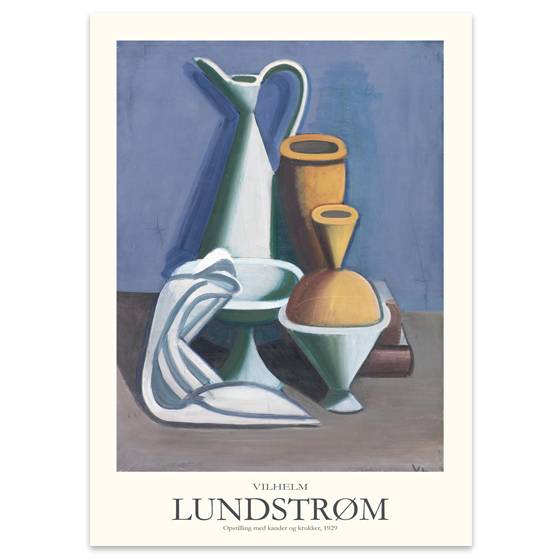 Kande Og Krukker Plakat 50x70cm 80072 - Spliid