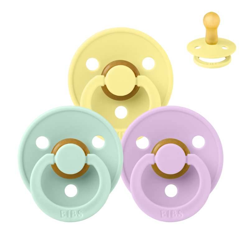 Bibs Rund Colour Sut - Sampak - 3 Stk. - Str. 2 - Spring Break