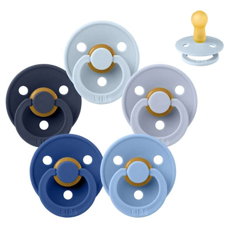 Bibs Rund Colour Sut - Sampak - 5 Stk. - Str. 2 - Blue Eyed Baby