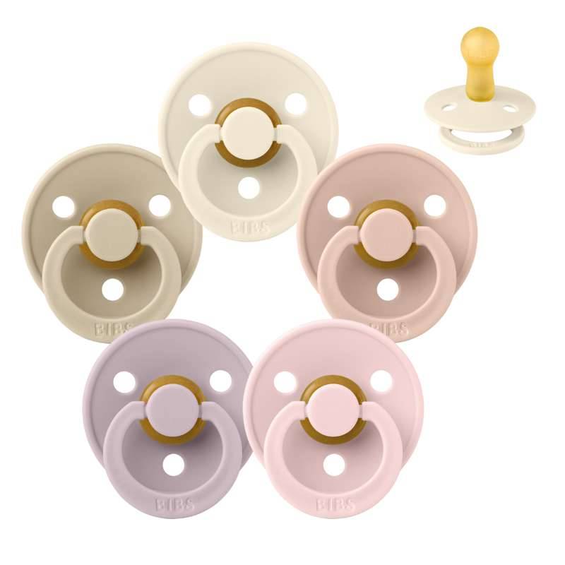 Bibs Rund Colour Sut - Sampak - 5 Stk. - Str. 2 - Soft And Gentle
