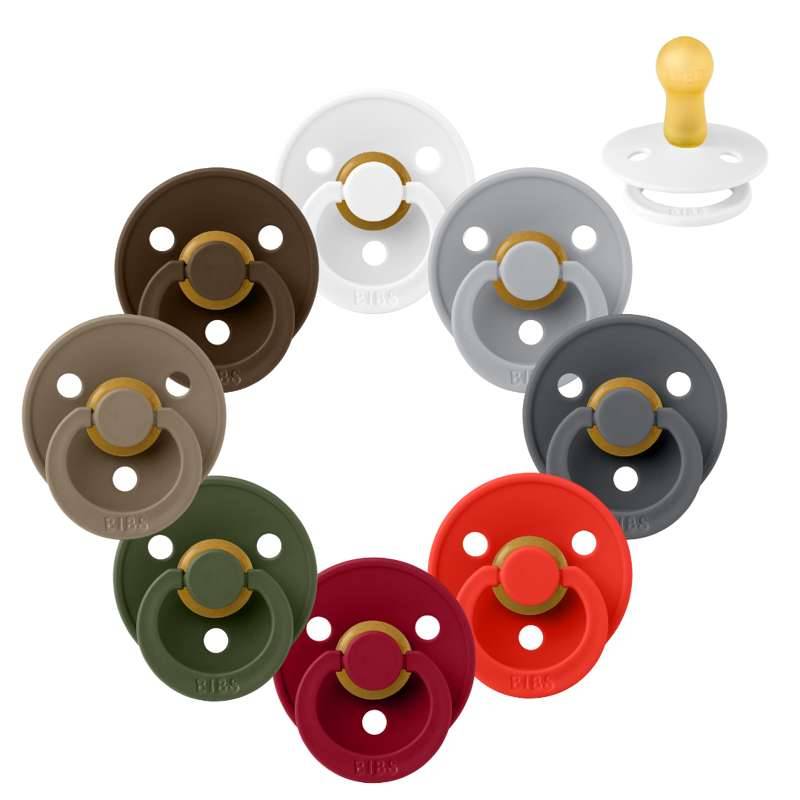 Bibs Rund Colour Sut - Sampak - 8 Stk. - Str. 2 - The Christmas Collection