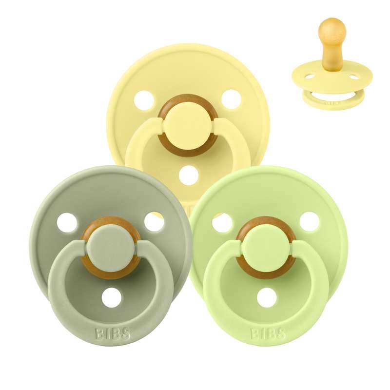 Bibs Rund Colour Sut - Sampak - 3 Stk. - Str. 2 - Lovely Lime