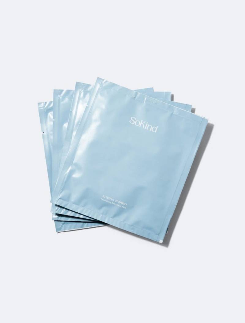 Sokind Blisfull Moments, 4 Stk Nærende Sheet - Masker Til Den Voksende Mave - Sokind - Skincare - Buump