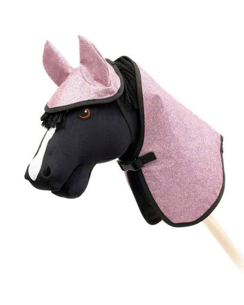My Hobby Horse Dækken & Hut - Glitter - Lyserød Glitter