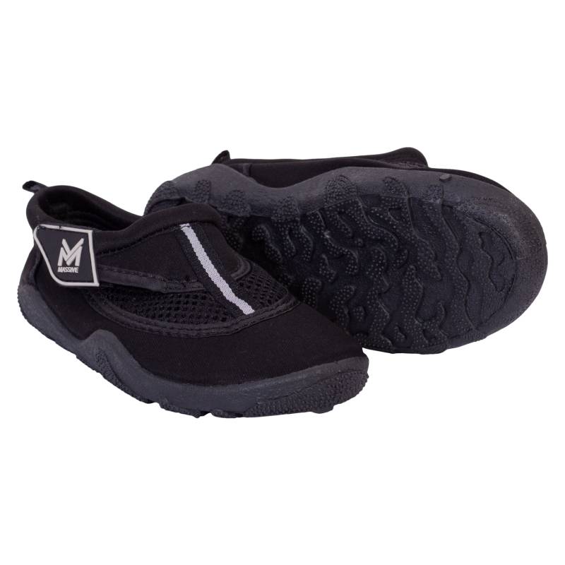 Massive Drenge Badesko - Black - 33
