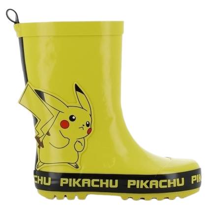 Pokémon Pikachu Drenge Gummistøvler - Gul/Sort - 25 - Nn