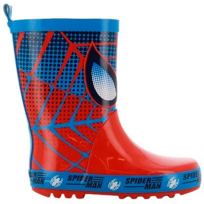 Spiderman Drenge Gummistøvler - Rød/Navy - 26 - Nn