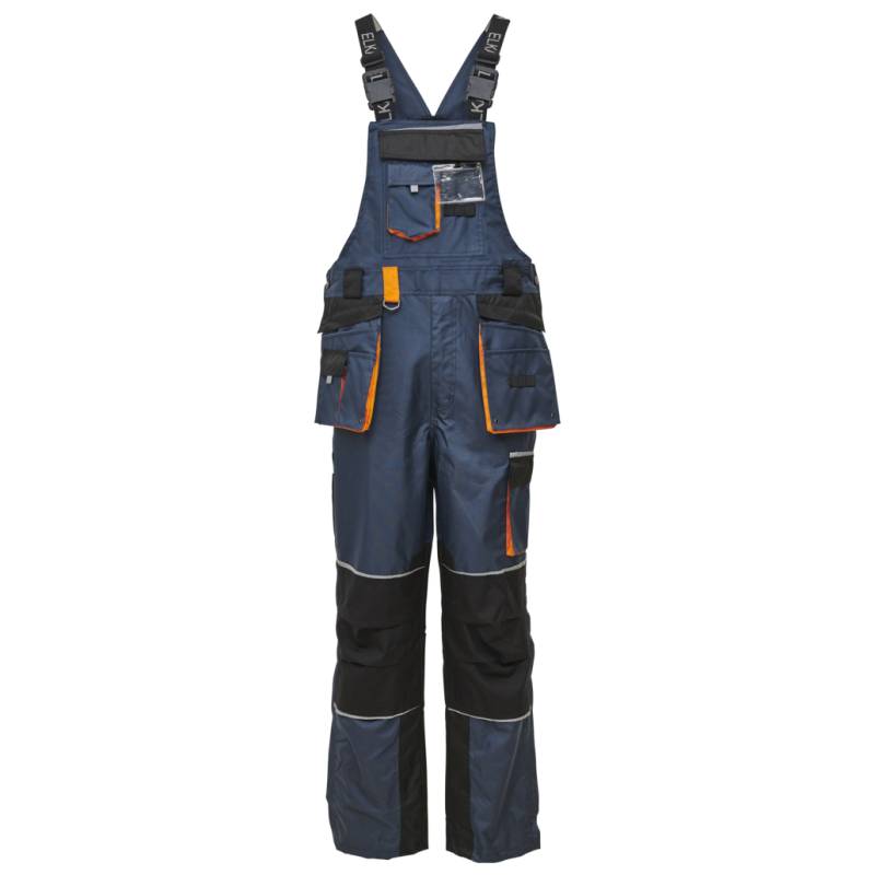 Elka Overalls Unisex Arbejdsbukser - Støv Blå - Xl