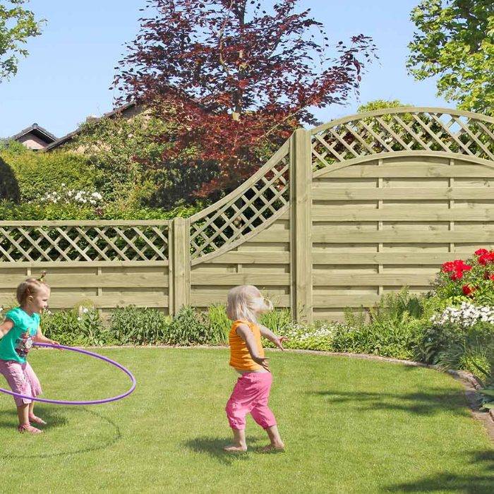 Lamelhegn Bue Nedad Med Espalier Model Kiel 90x160/90cm (bxh) - Fence-Line