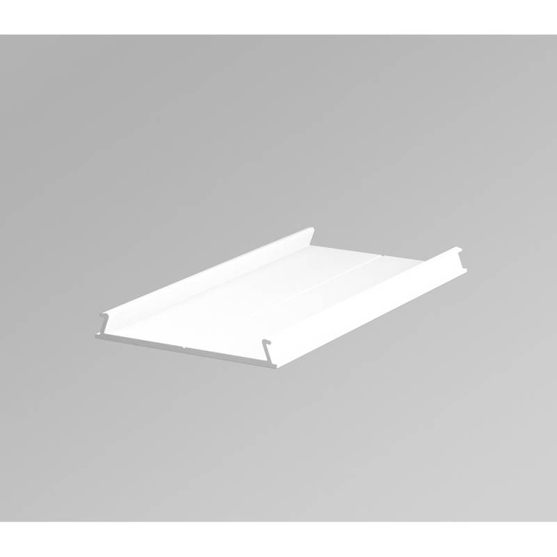 1m Monteringsprofil C10 - Hvid Lakeret - Topmet