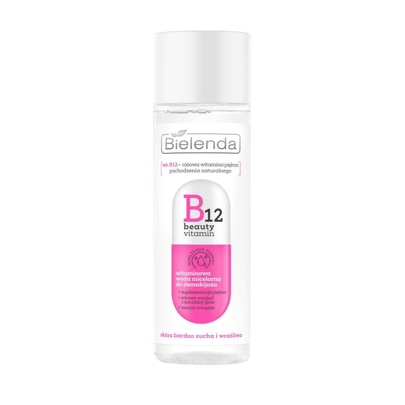 Bielenda B12 Beauty Vitamin Vitamin Micellar Water For Makeup Removal 200 Ml