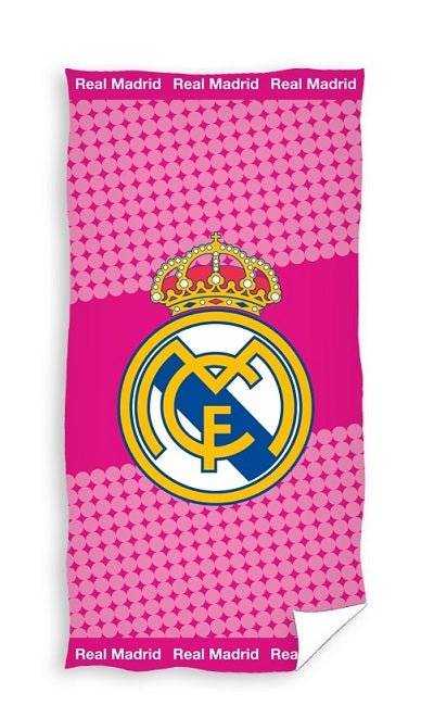 Real Madrid Pink Badehåndklæde 70 X 140 Cm
