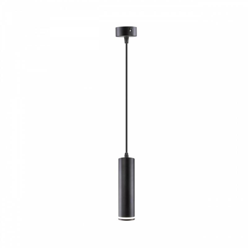 Madara Mini Ring Gu10 - Pendel Base 230v Ip20 ø55*200mm Sort, Uden Lyskilde - Spectrum