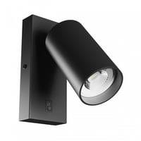 Vglampe Uden Lyskilde Squalla Variosa Gu10, 230v, Ip20, Sort, Rund - Spectrumled