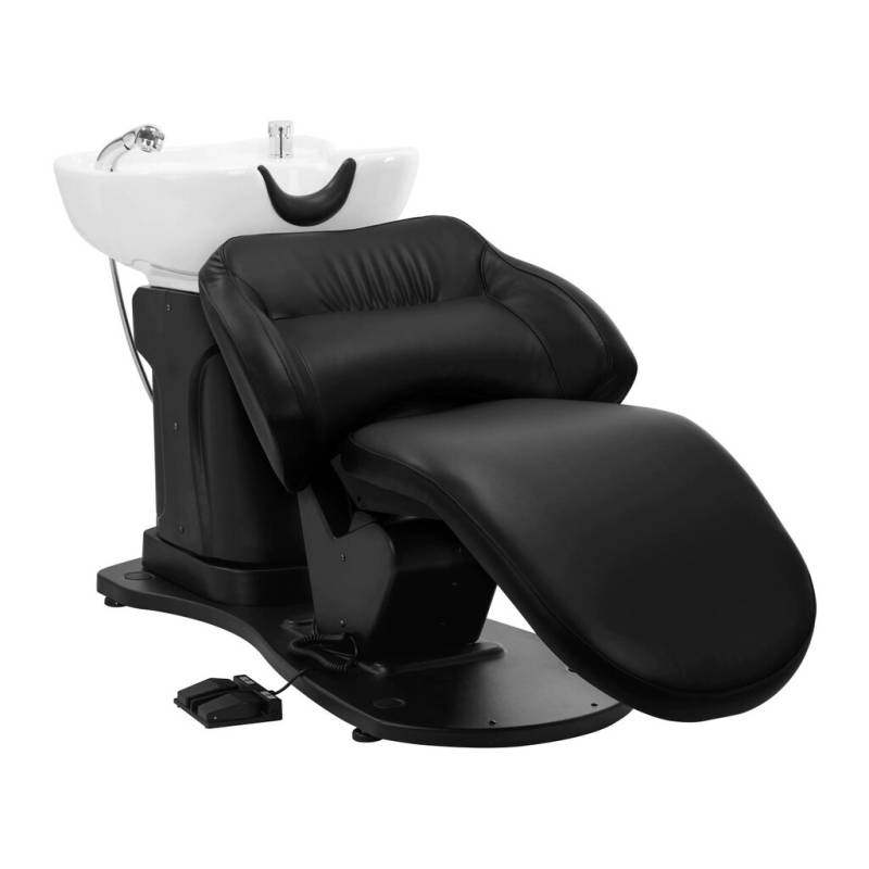 Elektrisk Shampoostol Gabbiano Trycho Sort - Activeshop