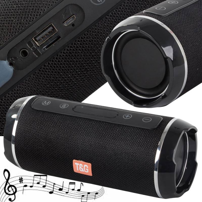 Trådløs Bluetooth Boombox Højttaler Med Usb, Aux & Microsd  Sort - We Do Better