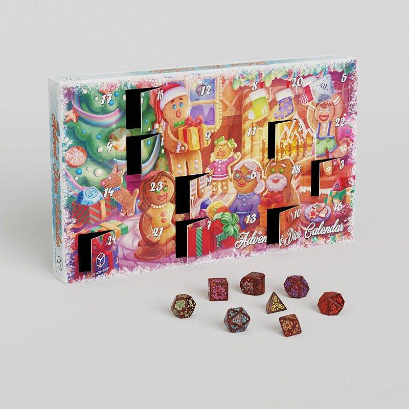 Q-Workshop - Mystery Dice - Advent Calendar #6 (terningekalender 2025) - !terninger & Tilbehã¸r