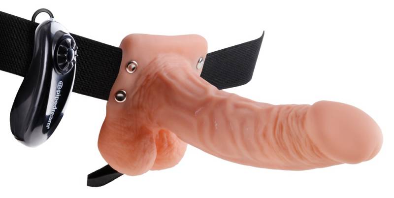 Hollow Strap-On Med Testikler - Fetish Fantasy Series