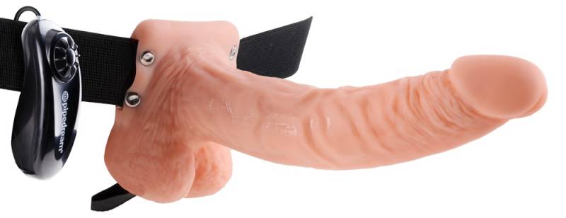 Hollow Strap-On Med Testikler - Fetish Fantasy Series