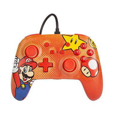 Powera Nintendo Switch Enhanced Kablet Controller - Mario Vintage - Geekd.dk
