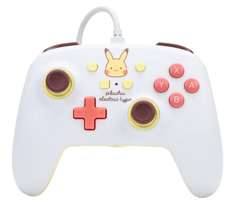 Powera Enhanced Kablet Controller Til Nintendo Switch - Pikachu Electric Type - Geekd.dk