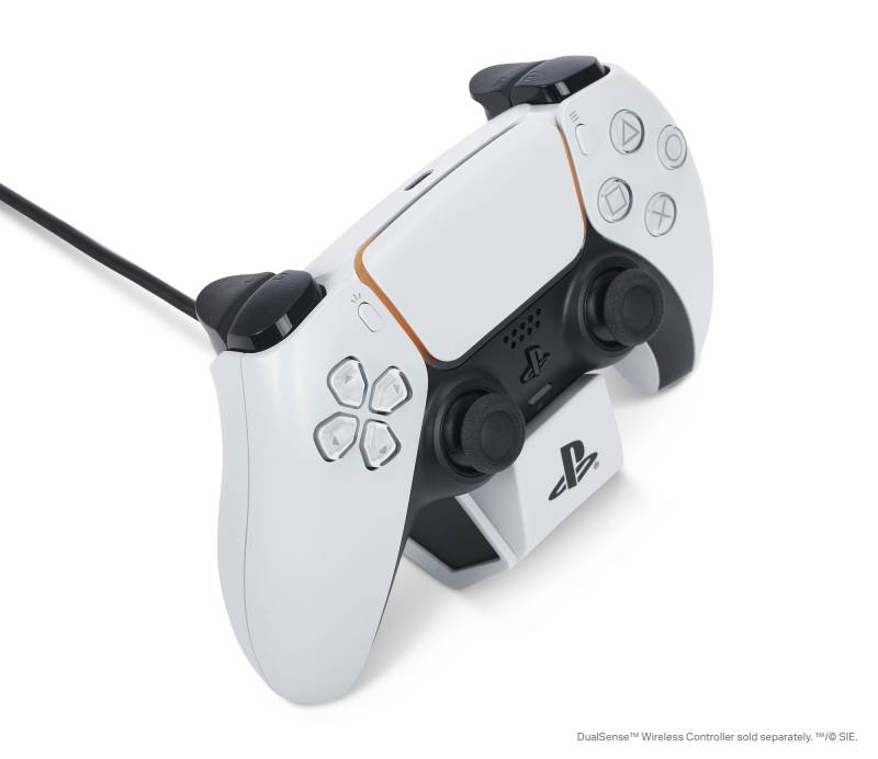 Powera Solo Ladestation Til Ps5 Dualsense Trådløs Controller - White (playstation 5) Charging Dock - Geekd.dk
