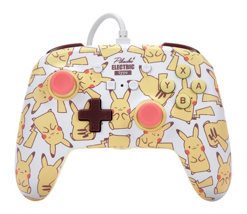 Powera Nsw Enhanced Kablet Controller - Pikachu Blush - Geekd.dk