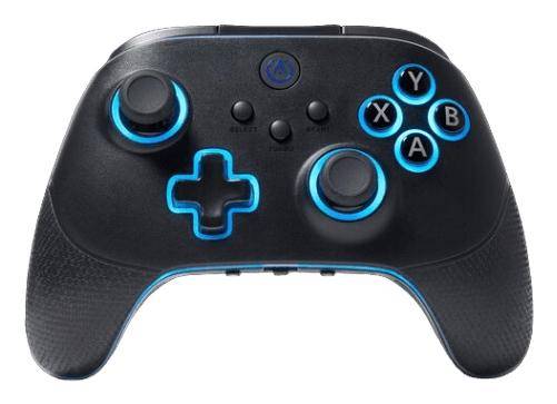 Powera Pc/Cloud Trådløs Controller Med Lumectra - Sort (pc/Cloud) - Geekd.dk