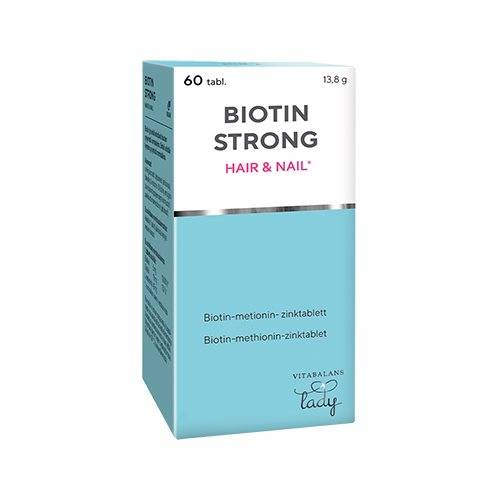 Biotin - Strong Hair & Nail - 60 Stk - Kosttilskud