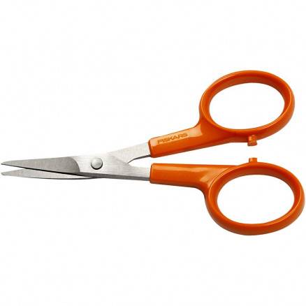 Classic Præcisionssaks, L: 10 Cm, Kurvet Spids, 1stk. - Fiskars