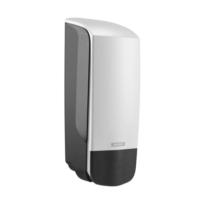 Katrin Soap Dispenser, Til Sæbe Og Håndsprit, Hvid, 1000 Ml.