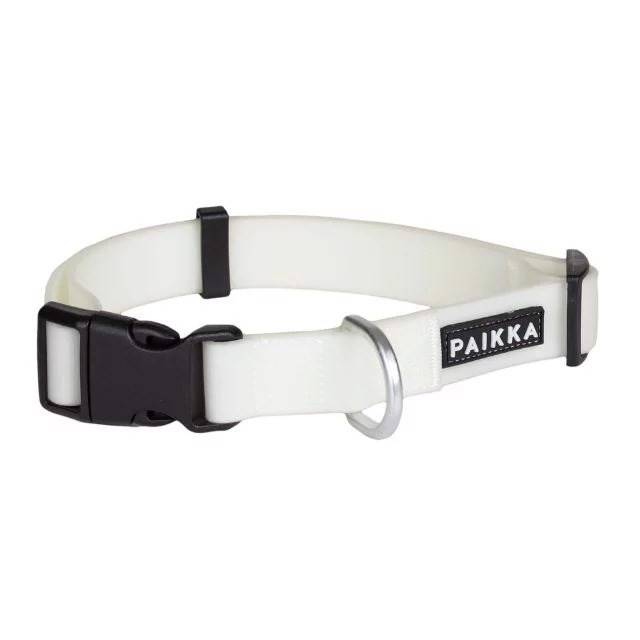 Paikka Glow Collar Hvid , Fluorescerende Halsbånd, 23 - 30 Cm