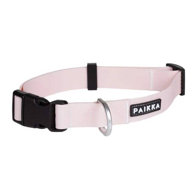 Paikka Glow Collar Pink, Fluorescerende Halsbånd, 30 - 40 Cm
