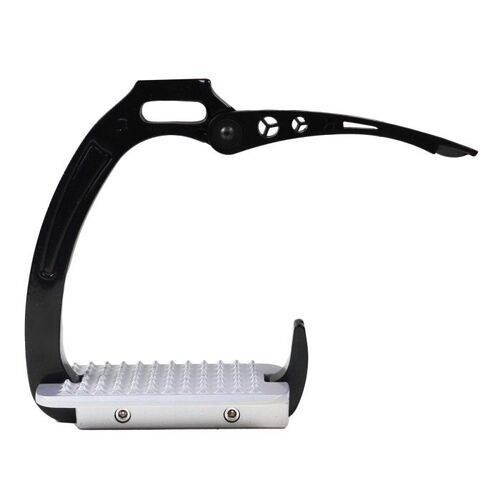 Equitare Clever Sikkerheds Stigbøjler - Lyserød/Sølv, 12cm