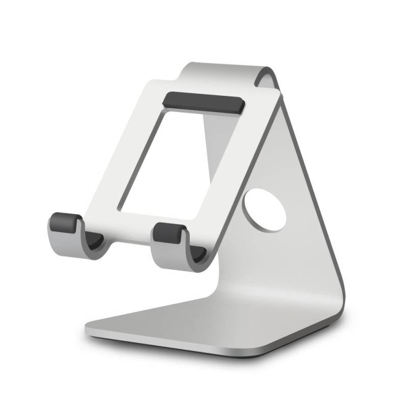 Wergon - Anker - Iphone / Smartphone / Tablet - Aluminium Design Holder Op Til 7" - Sølv