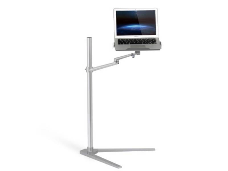 Wergon - Hera - Laptop / Iphone / Tablet 4-17" - Justerbar Design - Alu Holder H:41-102cm - Sølv