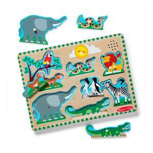Melissa And Doug Zoo Dyrelyd Puslespil - 1 Stk. - Melissa & Doug