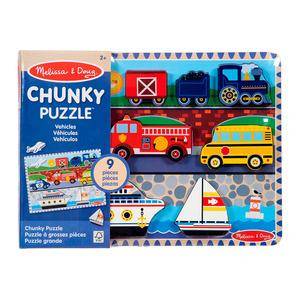 Melissa And Doug Puslespil - Køretøjer - 1 Stk. - Melissa & Doug