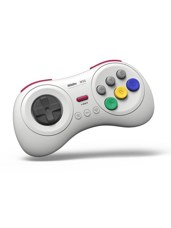 8bitdo M30 Bluetooth Pad - Hvid