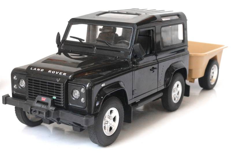 Land Rover Defender Fjernstyret Bil M/Trailer 1:14 - Rastar